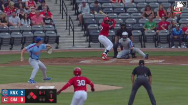 Cam Collier's two-run double