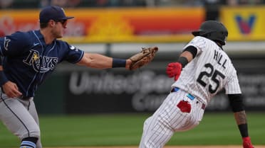 Rays catch Derek Hill in a rundown