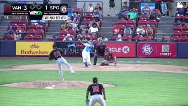 Max Belyeu's first professional home run