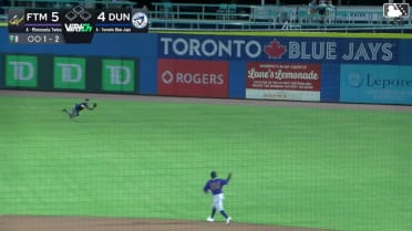 Walker Jenkins makes a diving catch