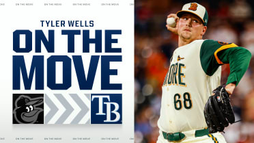 Right-handed reliever Tyler Wells traded to Rays