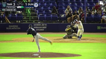 Jacob Lojewski's first professional home run