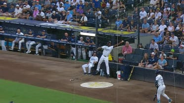 Rays' ballboy makes barehanded snag