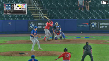 Allan Castro singles on a line drive to left fielder Cristian Pache. Mickey Gasper scores. Jason Delay out at 3rd on the throw, center fielder Nick Morabito to second baseman Ji Hwan Bae to shortstop Vidal Bruján. Allan Castro to 2nd.