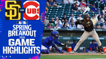 Padres vs. Cubs Spring Breakout Highlights