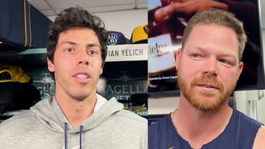 Woodruff, Yelich on Willson Contreras' hit-by-pitch