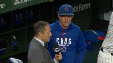 Craig Counsell on mound visit with David Peterson