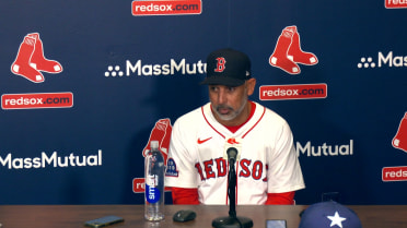 Alex Cora on Bregman's injury and Devers' big game 