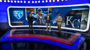 Salvador Perez crashes wiffle ball game