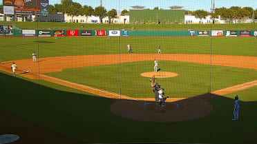 Joe Lampe's first homer of the Fall League