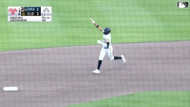 Christian Moore's first Triple-A home run