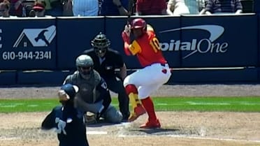 Aroon Escobar's four-hit night for Reading