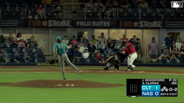 Wes Clarke's solo home run