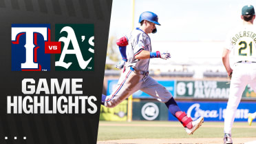 Rangers vs. Athletics Highlights