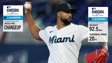 Sandy Alcantara's changeup in his complete game