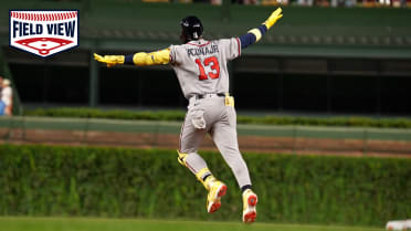 Vista del campo: HR de 2 carreras de Ronald Acuña Jr.