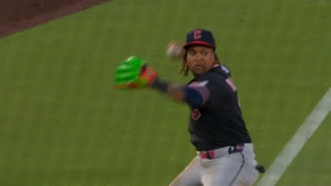 José Ramírez's impressive throw retires Mookie Betts