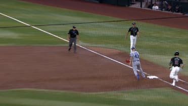 Randal Grichuk singles after review