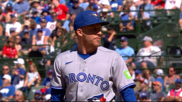 Myles Straw records out on mound to end 8th