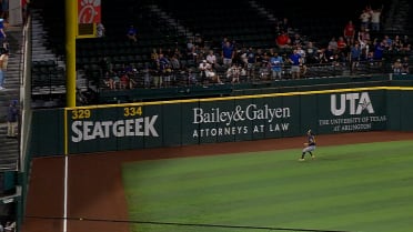 Kyle Higashioka doubles after review