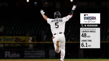 Munetaka Murakami la bota con un ángulo de 48 grados