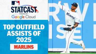 Marlins' Top 5 outfield assists of 2025