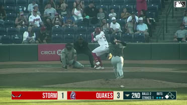 Hayden Alvarez singles on a line drive to right fielder George Bilecki. John Wimmer scores.