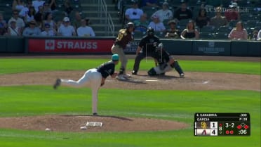 Romeo Sanabria's two-run double