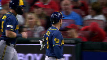 Joey Ortiz's go-ahead sacrifice fly