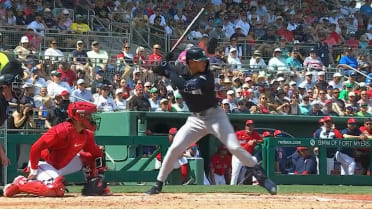 George Lombard Jr. singles in the 3rd