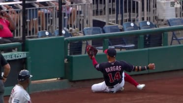 Vargas' smooth sliding grab 