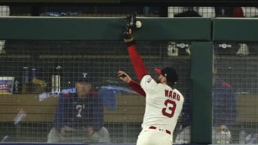 Corey Seager doubles after review