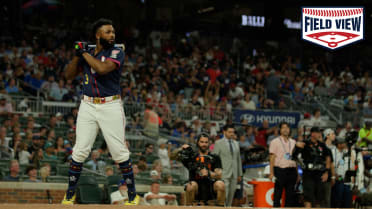Vista de campo:Ronda 2 en HR Derby de Junior Caminero