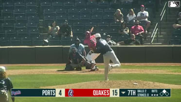 Gabriel Davalillo homers (8) on a fly ball to left center field. Kendrey Maduro scores.