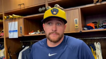Brice Turang gives an update on his shoulder