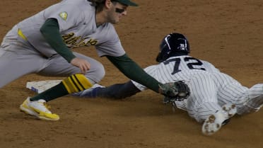 José Caballero ruled safe after replay review