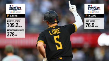 Brandon Lowe smashes a pair of homers vs. Phillies