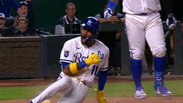 Maikel Garcia scores on wild pitch to walk it off