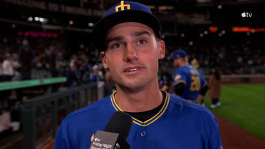 Cole Young talks homer against Guardians