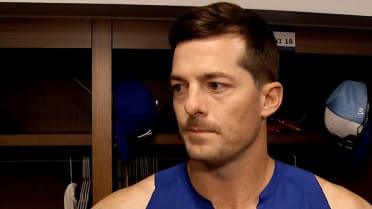 Mike Yastrzemski on homering in first Royals at-bat