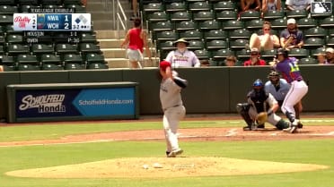 Marek Houston singles on a ground ball to shortstop Daniel Vazquez. Jaime Ferrer scores.