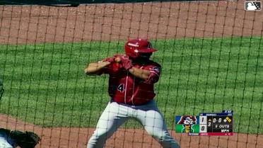 Rainiel Rodriguez singles on a ground ball to center fielder Jacob McCombs. Sammy Hernandez scores. Tai Peete to 2nd.