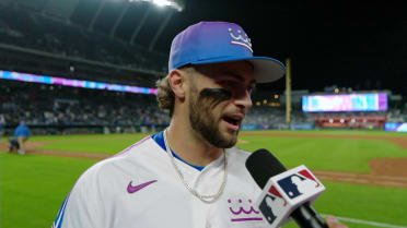 Carter Jensen discusses big home run in win