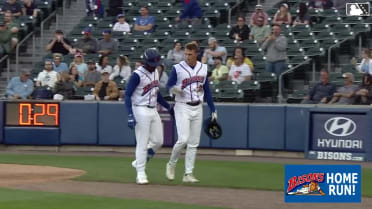 Orelvis Martinez's two-run home run