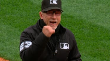 Wenceel Perez out at first after replay review