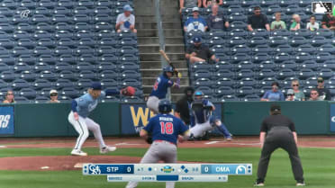 Lucas Braun In play, run(s) to Hendry Mendez