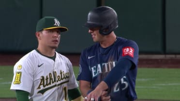 Dylan Moore ruled safe after review