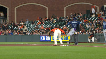 Willy Adames nabs Chandler Simpson after review