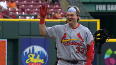 Blaze Jordan triples in the 2nd inning