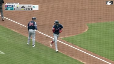 Cooper Pratt swats his first home run of the season